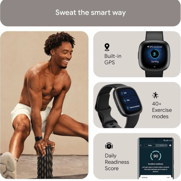 NWT Fitbit Smartwatch Versa 4 by Google - Picture 4 of 11